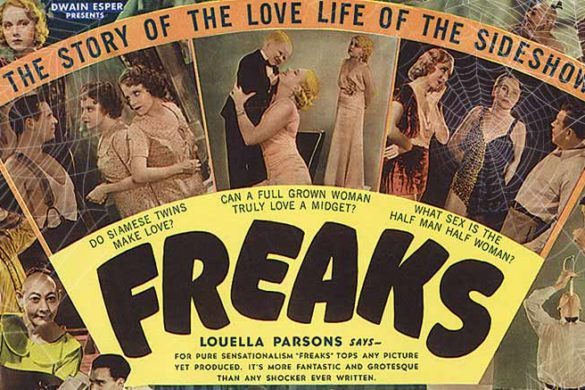 The poster for 1932 film "Freaks."