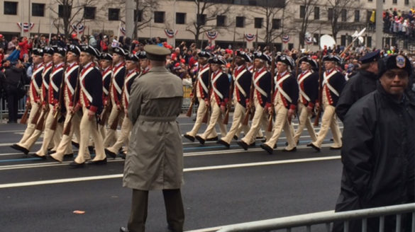 SJC student Christopher Malcaus attended the inauguration of President Trump on Jan. 20.