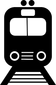 Animated oncoming subway train. 