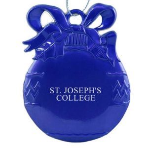 Blue SJC Christmas ornament.