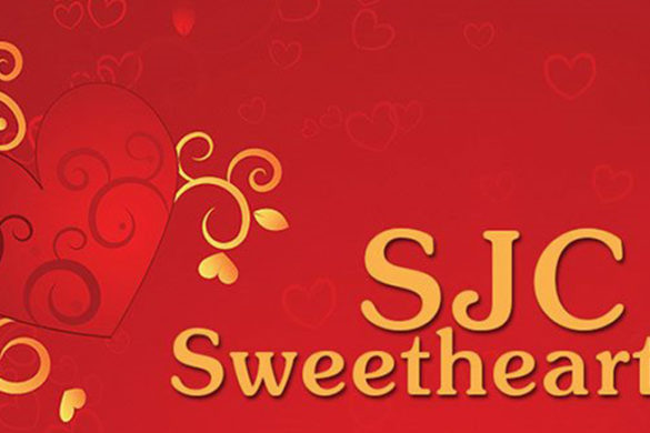 SJC Sweethearts banner.