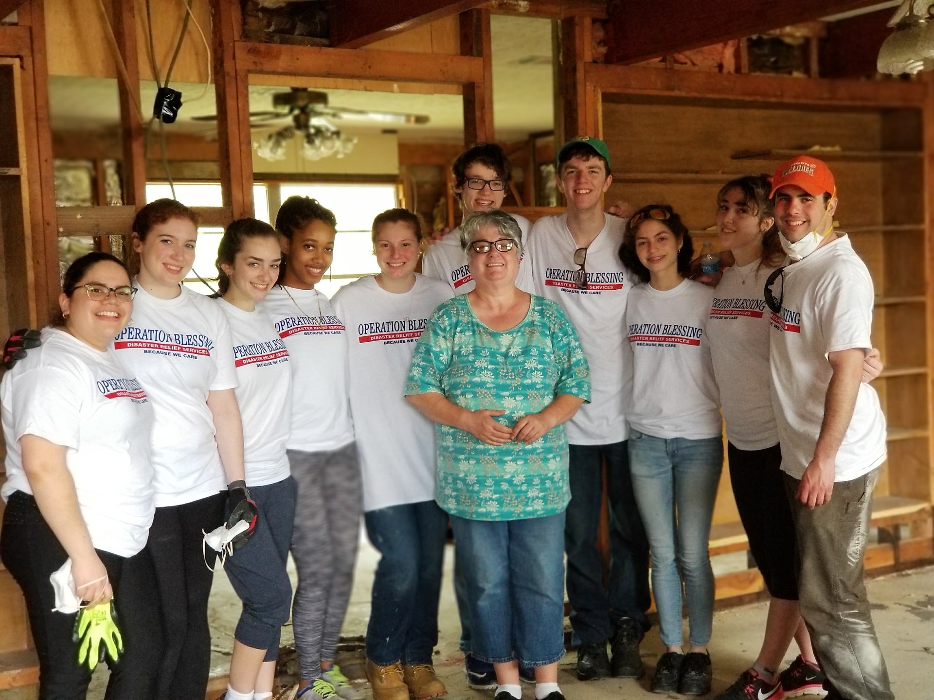 SJC Brooklyn and Long Island students with Ruth.