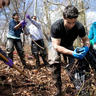 April 2014 Patchogue Lake Clean up