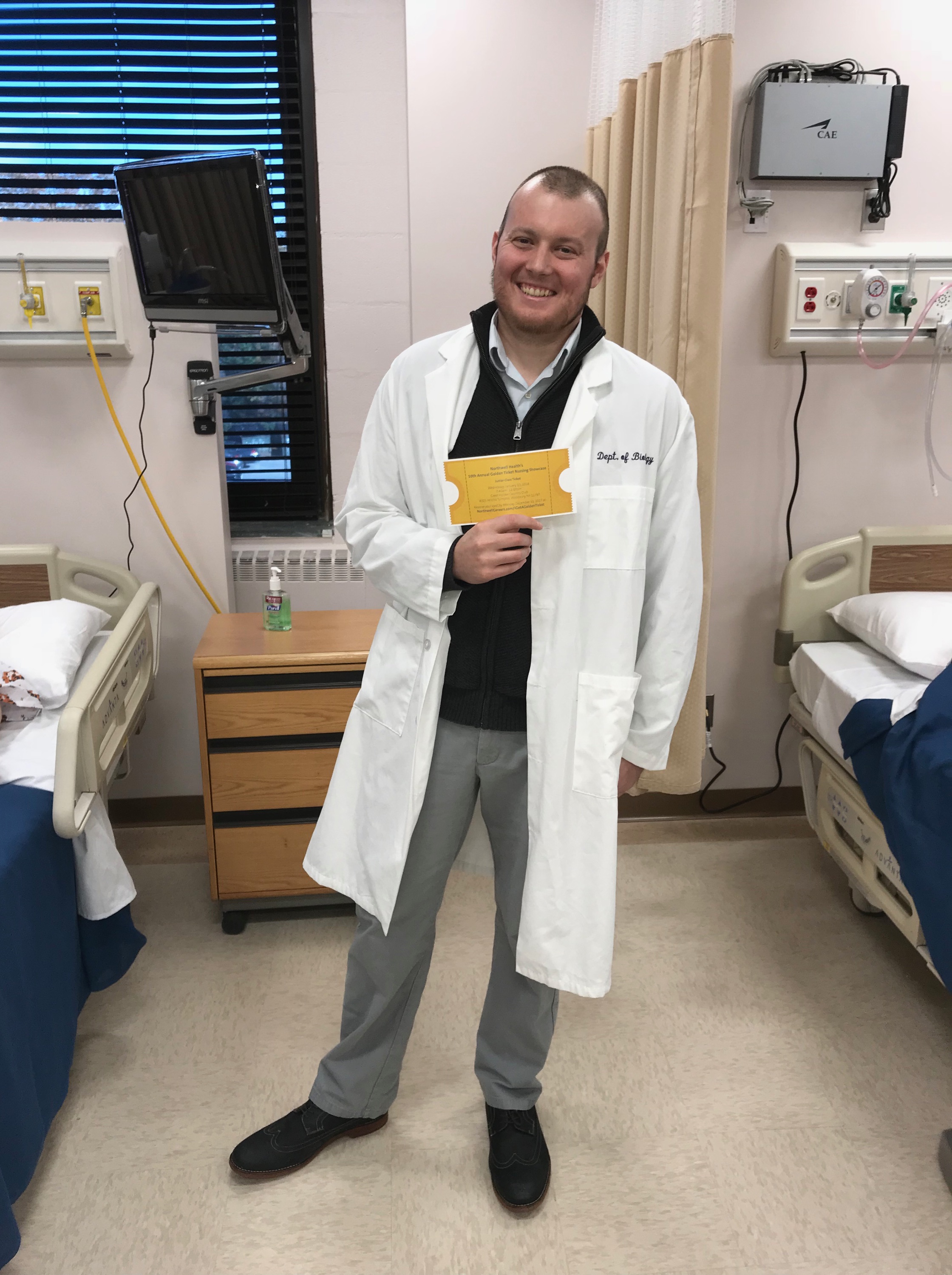 Frank W. Antonawich in SJC Long Island's nursing department. 