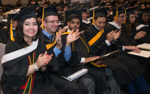 Students seated. 