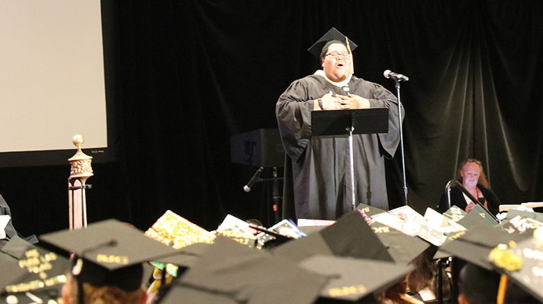 Christian Lee Branch ’11 performing "This is Me."