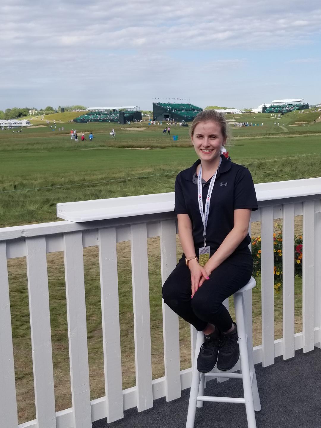 Gabriella Marino at the 2018 U.S. Open.