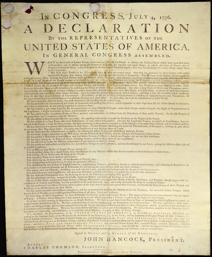 Declaration of Independence