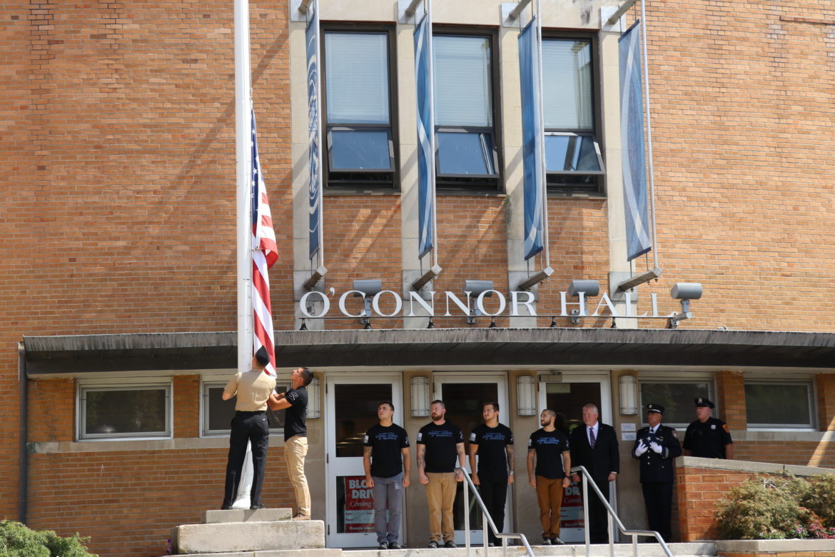 9/11 ceremony at SJC Long Island.