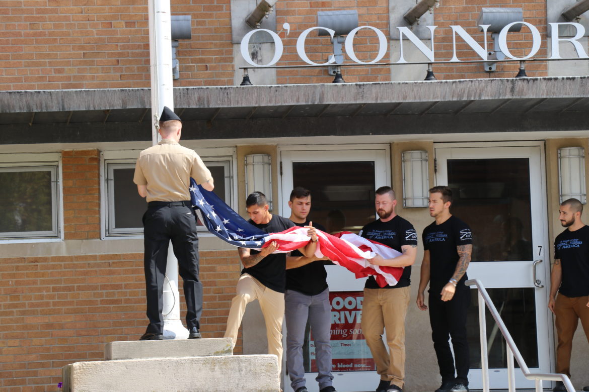 9/11 ceremony at SJC Long Island.