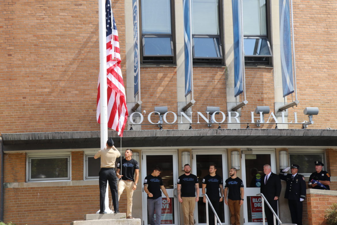 9/11 ceremony at SJC Long Island.