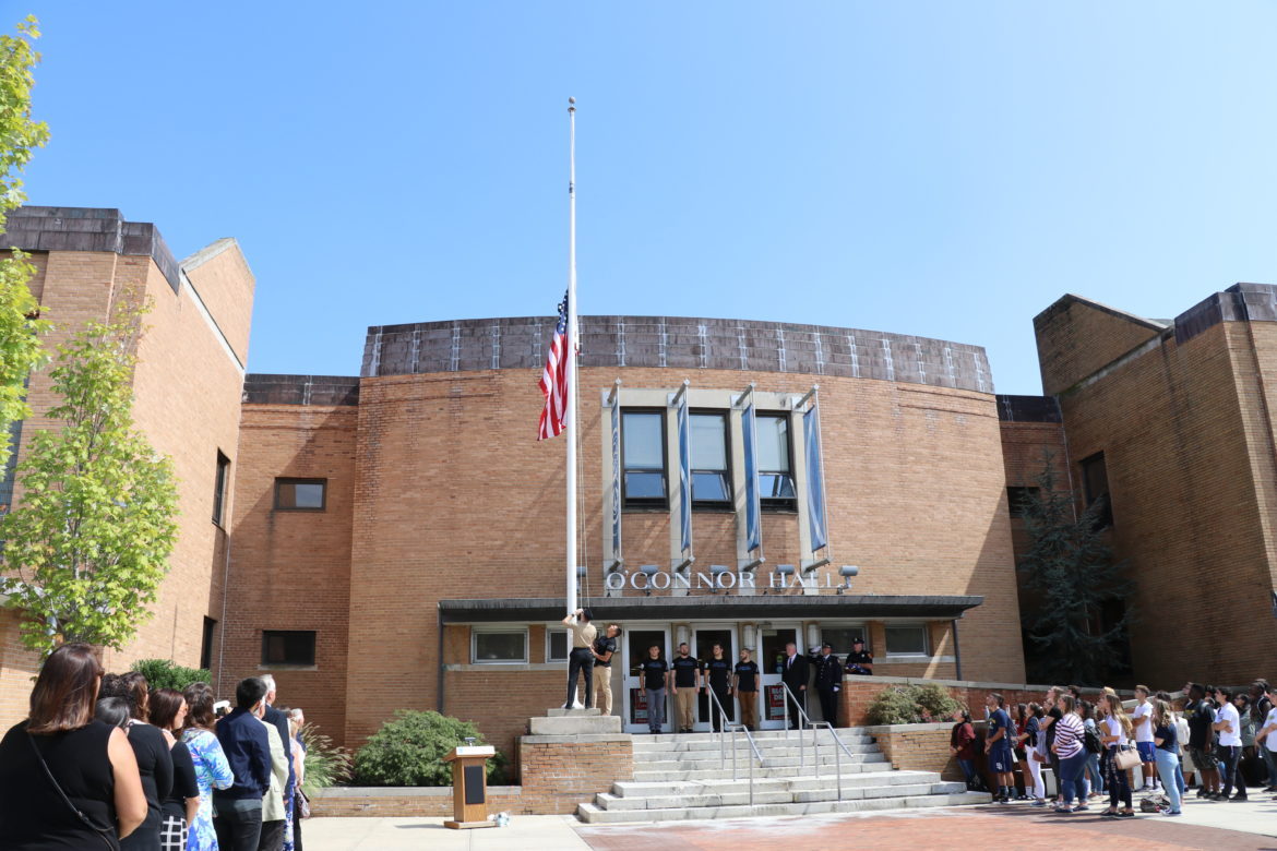 9/11 ceremony at SJC Long Island.