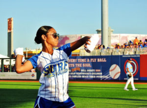 girl on field 