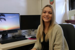 woman at desk 