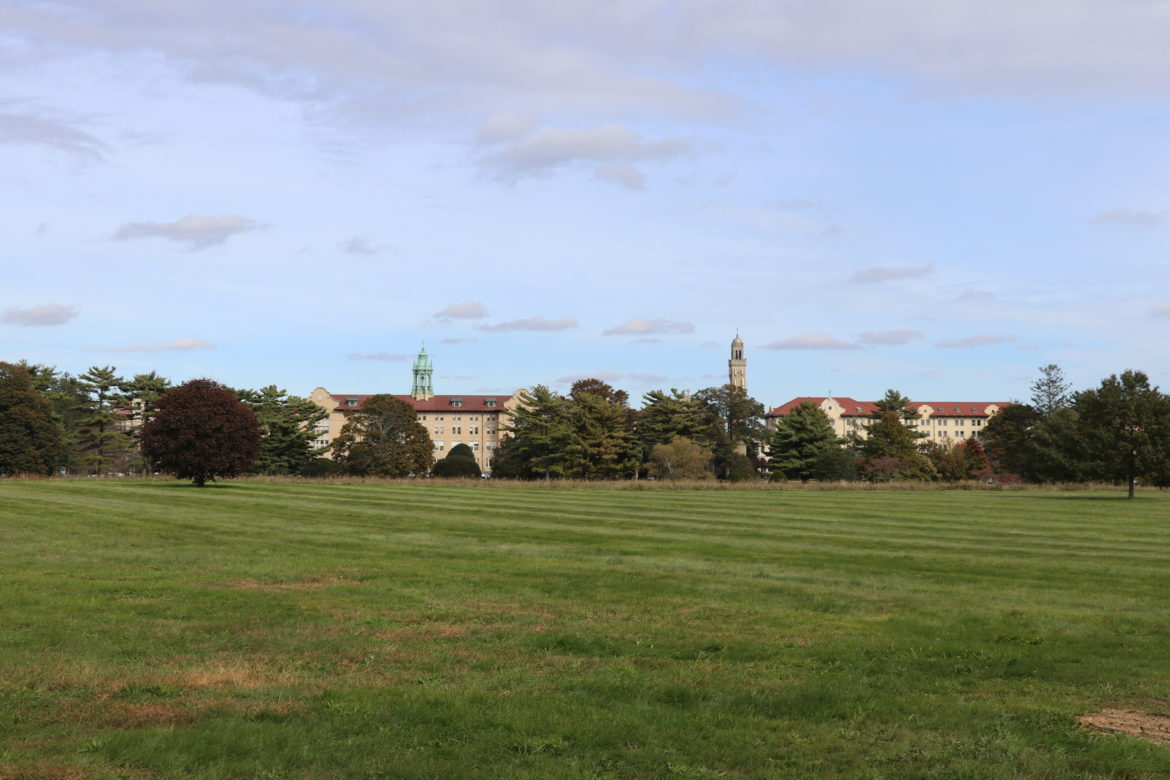 The grounds of the Sisters of St. Joseph in Brentwood.