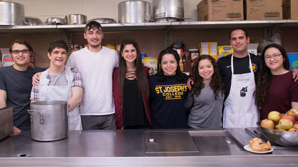 SJC Long Island at soup kitchen.