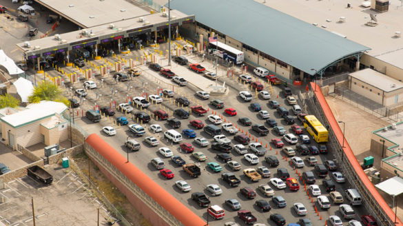 El Paso and Mexico border.