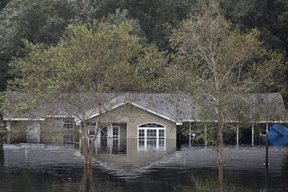 Flooding from Hurricane Florence destroyed homes in the Carolinas.