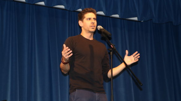 man performing