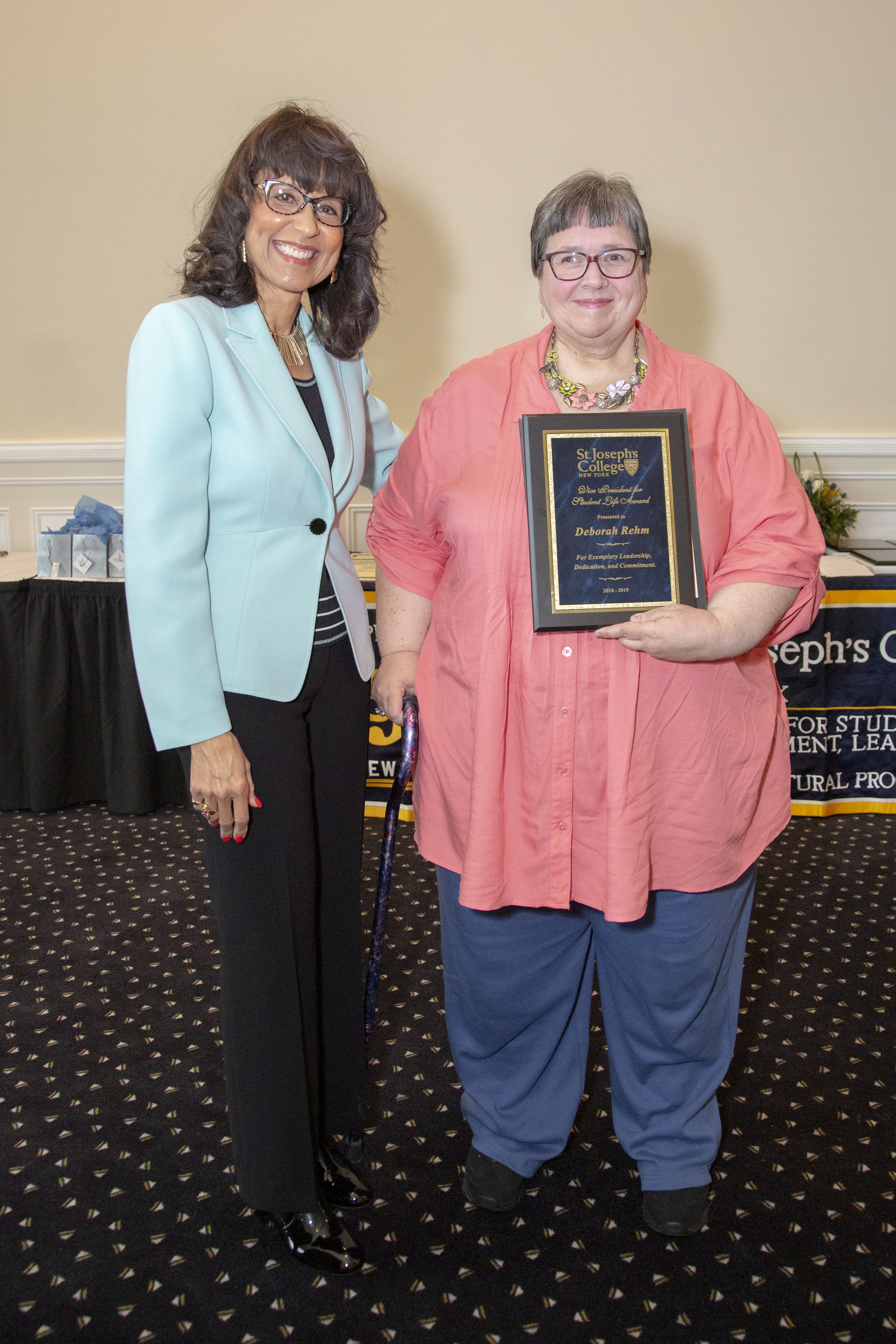 Deborah with Dr. Rose Mary Howell.