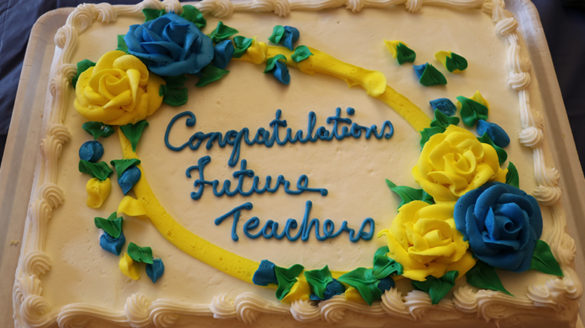 Cake for child study seniors.