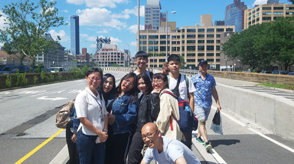 Tzu Chi University students in New York City.