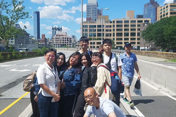 Tzu Chi University students in New York City.