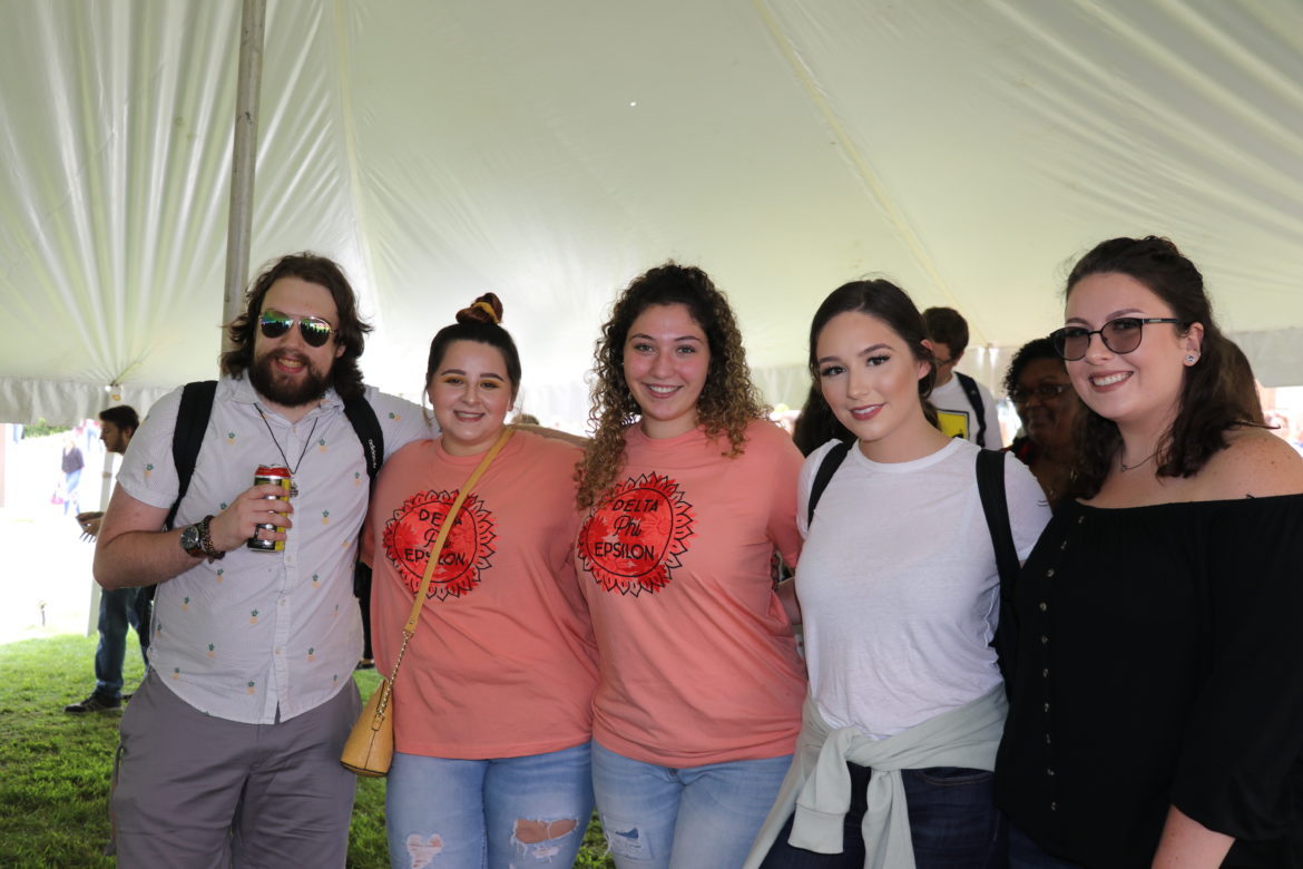 Students at SJC Long Island's 2019 Welcome Back Barbecue.