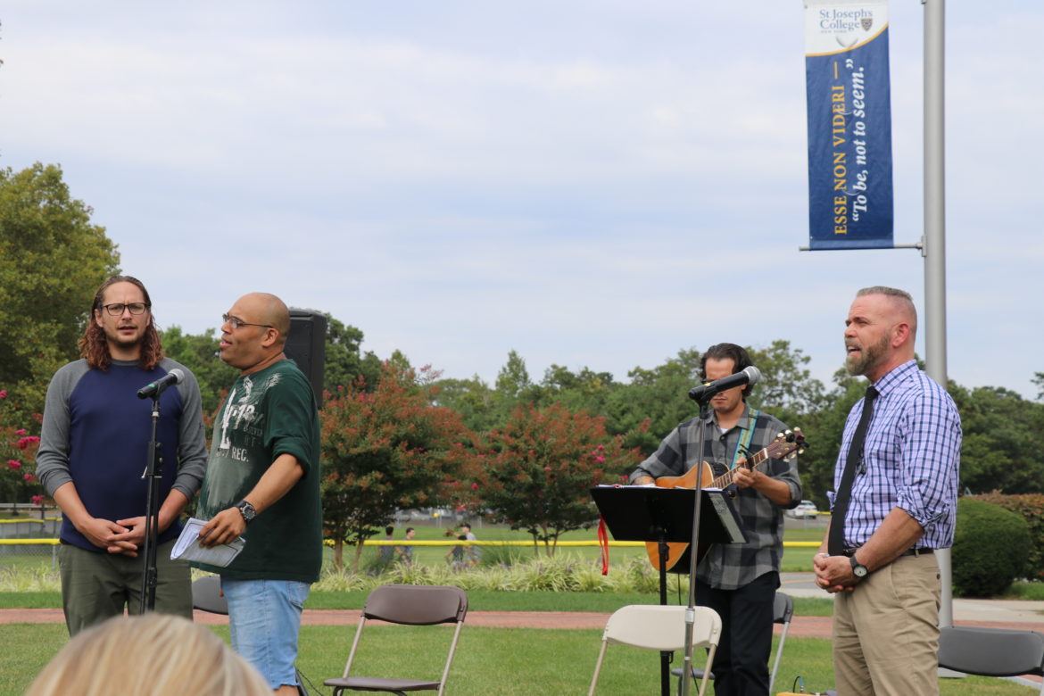 Mass on the Grass at SJC Long Island, 2019.