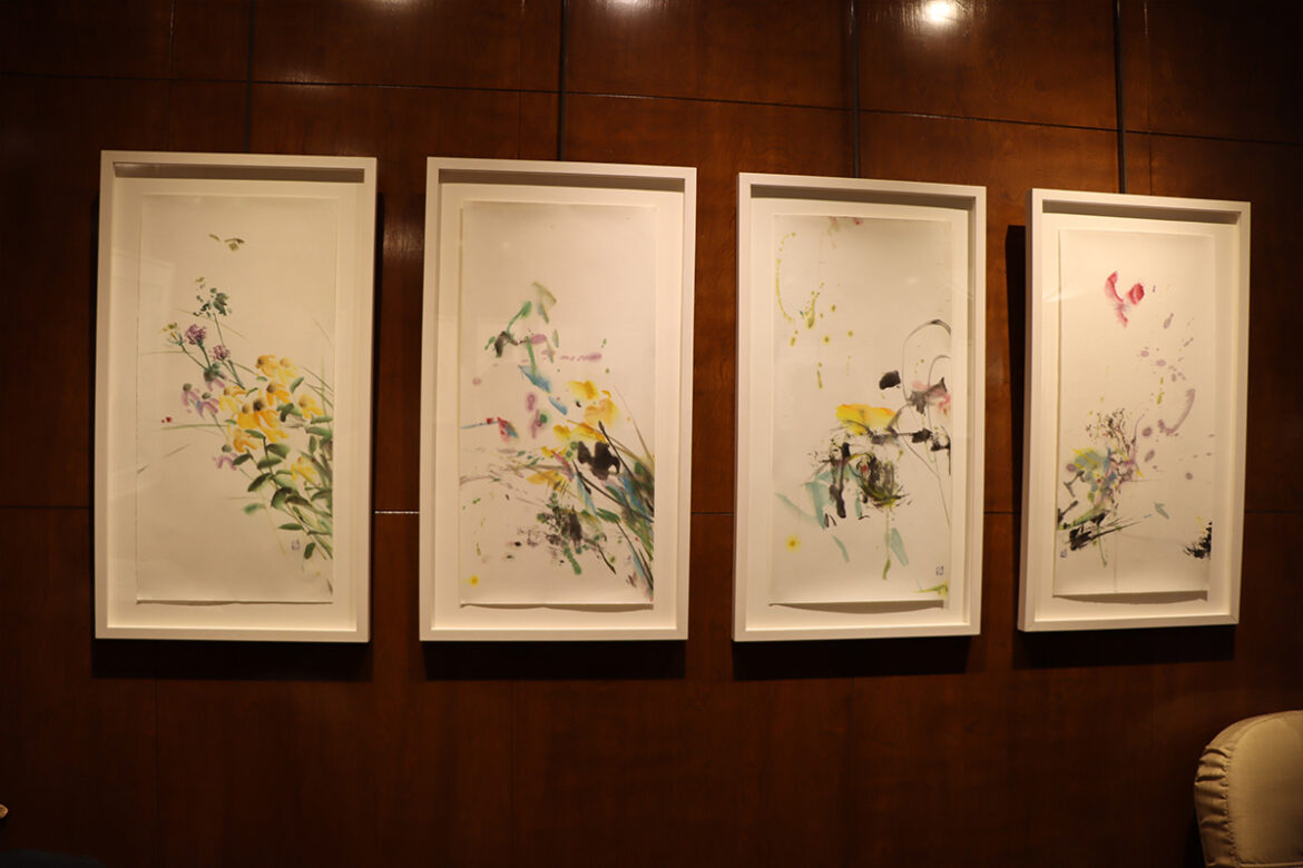 Artist Sungsook Setton's work on display at SJC Long Island.