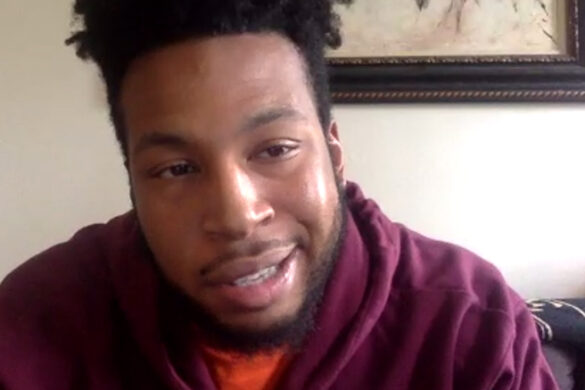 Spoken word artist Drew Drake kicked off SJC's Virtual Spring Fling.