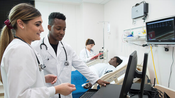 SJC Long Island nursing students.