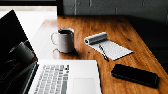 A photo depicting the workspace of these students during their internship.