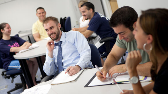 Graduate students at SJC Long Island.