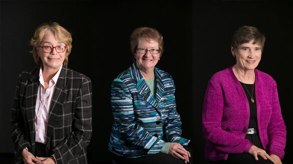 Sisters Karen, Suzanne and Mary Ann.