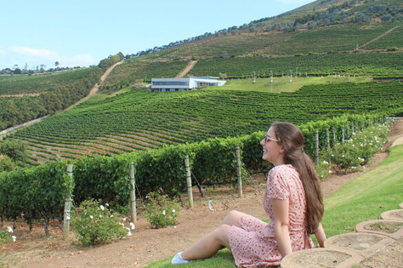 Emily Heiser in South Africa.