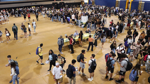 Club Fair at the Long Island Campus.