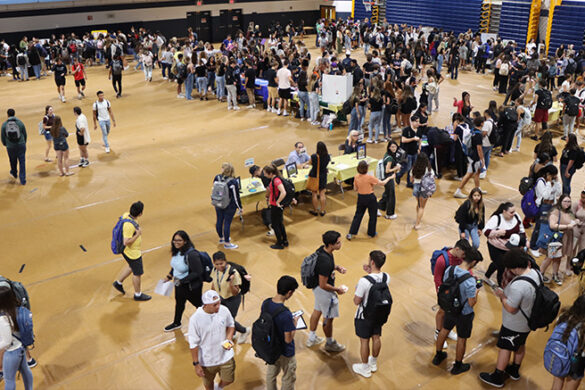 Club Fair at the Long Island Campus.