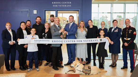 The Kroog Center for Veterans opening.